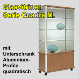 Glasvitrine Quadra M